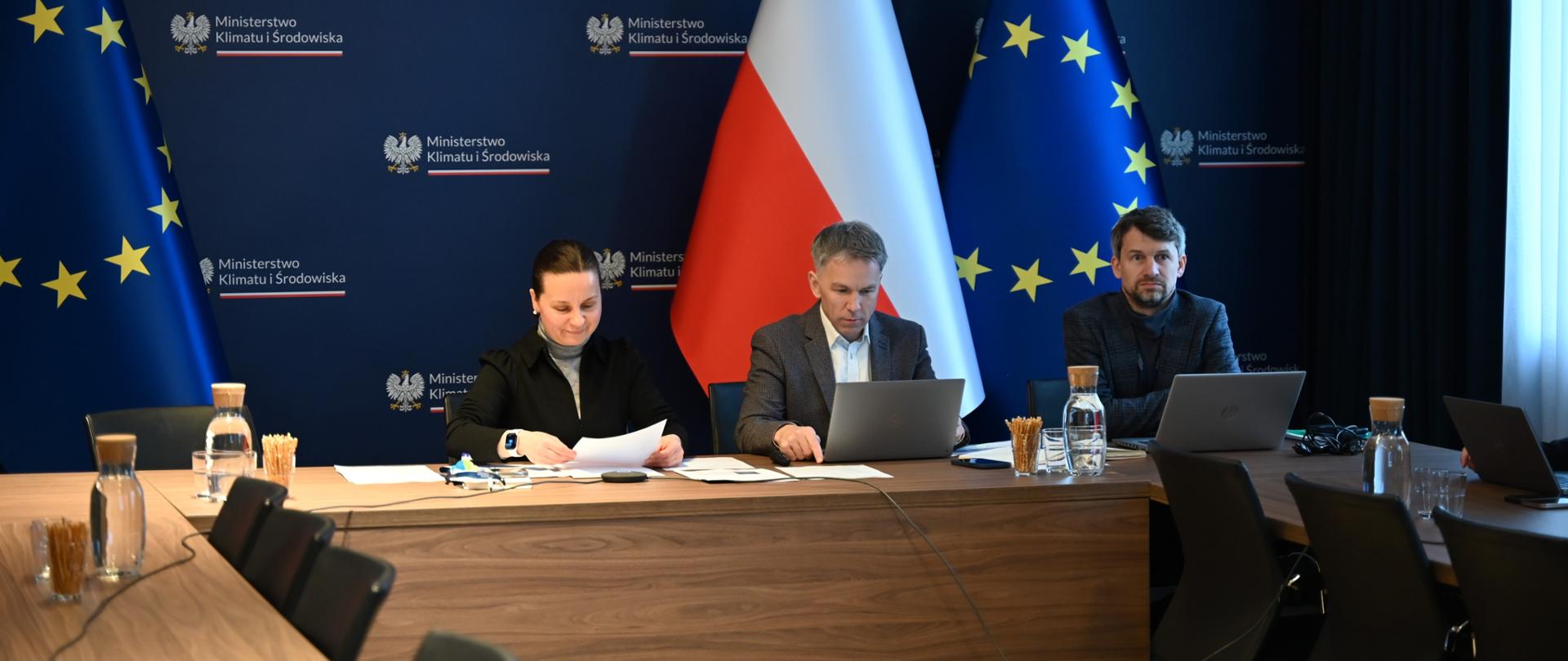 Posiedzenie Międzyresortowego Zespołu ds. Odry z 17 lutego 2026 roku, z udziałem Minister Urszuli Zielińskiej