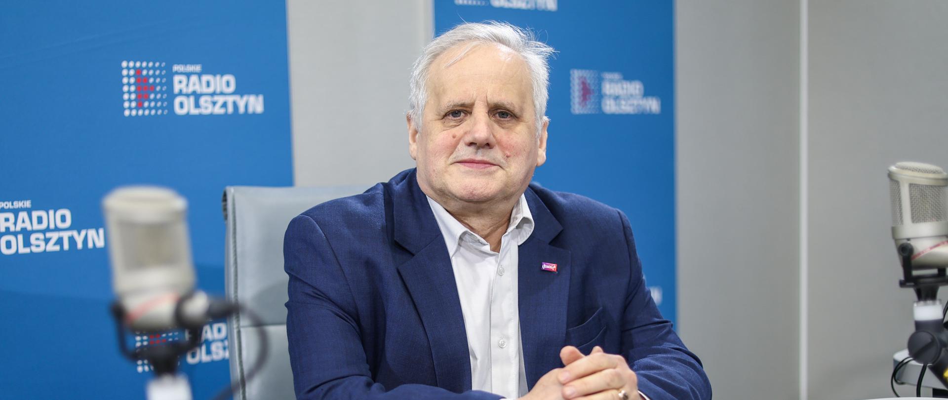 Wicewojewoda Zbigniew Szczypiński w audycji Radia Olsztyn
