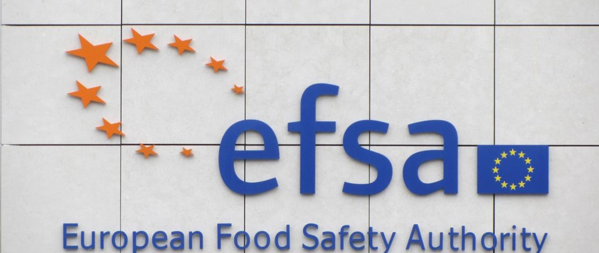 niebieski napis European Food Safety Authority