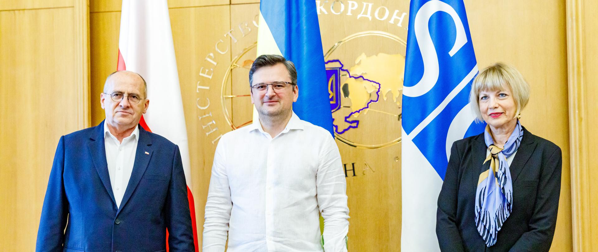 Przewodniczący OBWE Zbigniew Rau przebywał z wizytą na Ukrainie