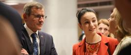 Chargé d’Affaires of the Republic of Poland Wojciech Unolt and Deputy Minister of Foreign and European Affairs Megi Fino