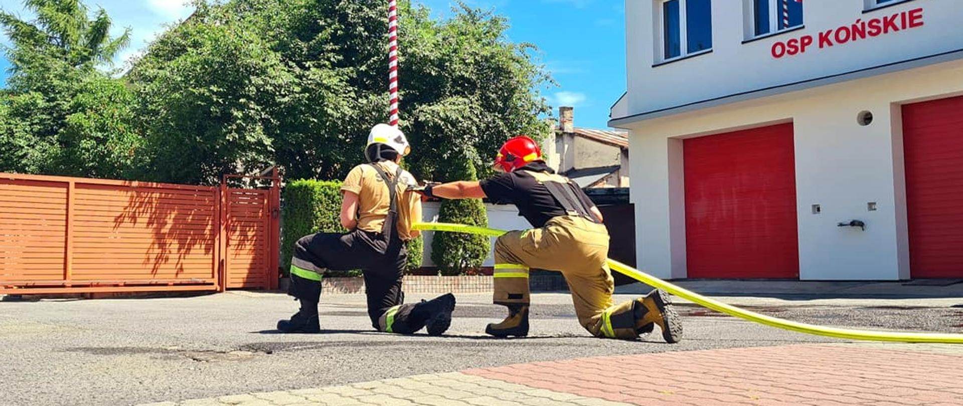 Szkolenie druhów Ochotniczych Straży Pożarnych