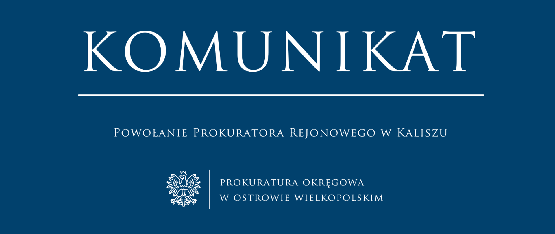 Powołanie Prokuratora Rejonowego w Kaliszu