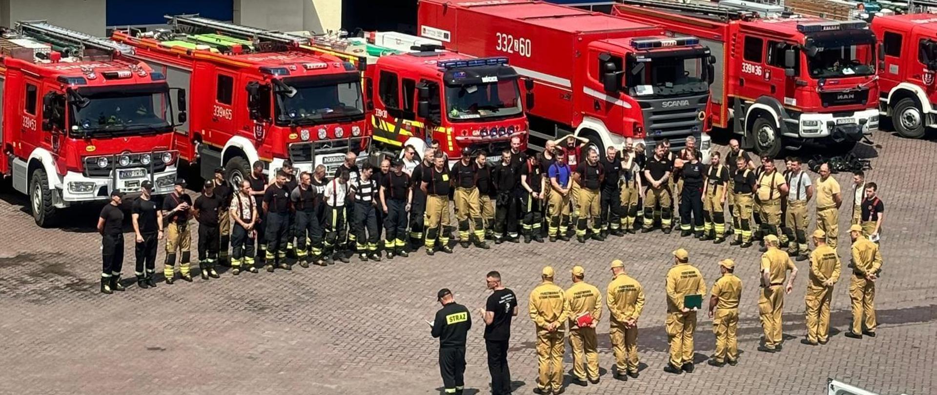 Zbiórka i odprawa po zakończonych ćwiczeniach KRYZYS 2024