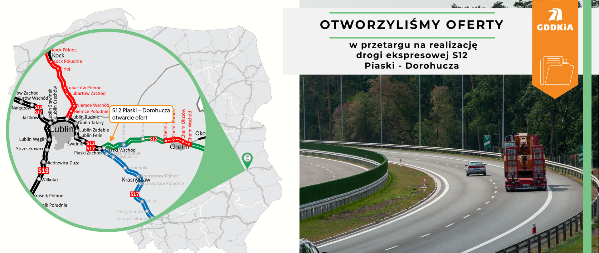 Otwarcie ofert S12 z Dorohuczy do Chełma