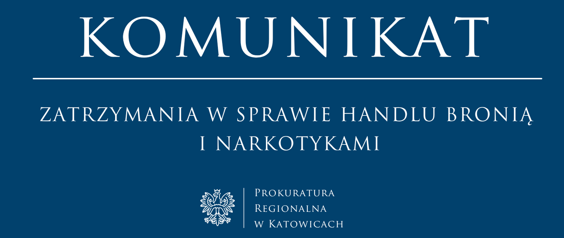 Zatrzymania w sprawie handlu bronią i narkotykami