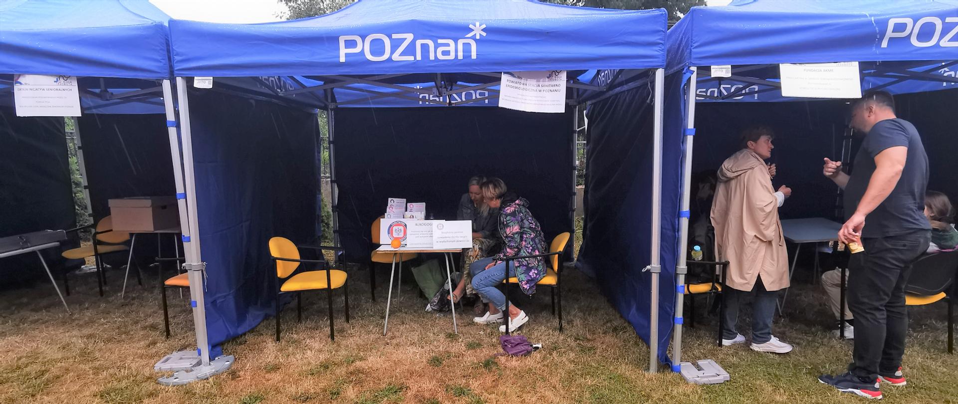 Stoisko PSSE w Poznaniu podczas Białej Soboty na ROD „Nowa Przyroda”