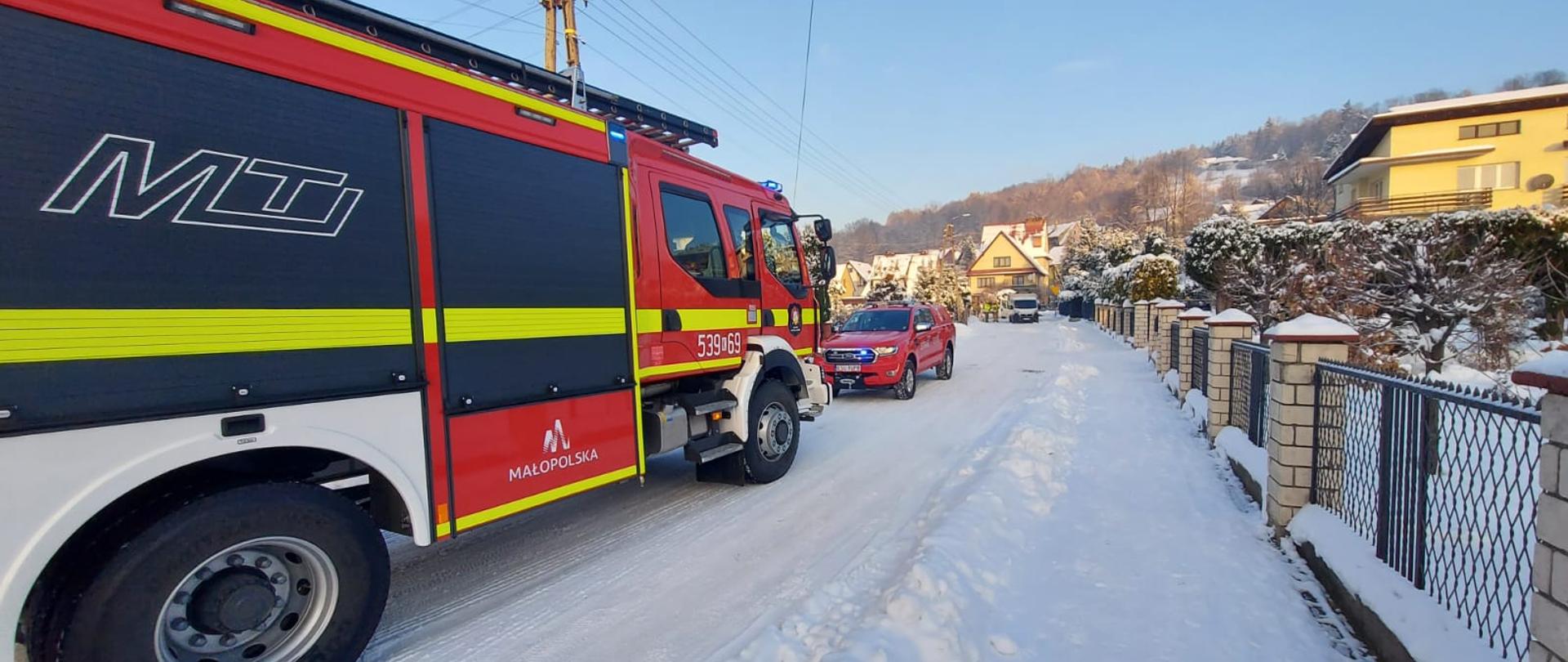 Wyciek gazu Maków Podhalański