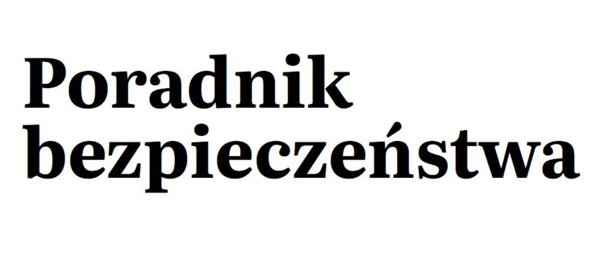 Poradnik bezpieczeństwa