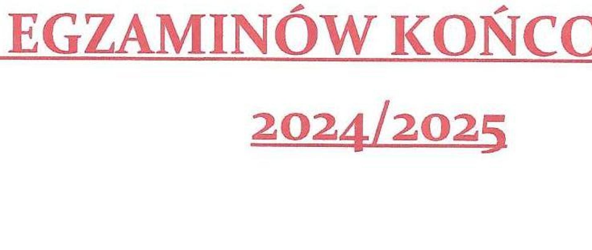 egzaminy