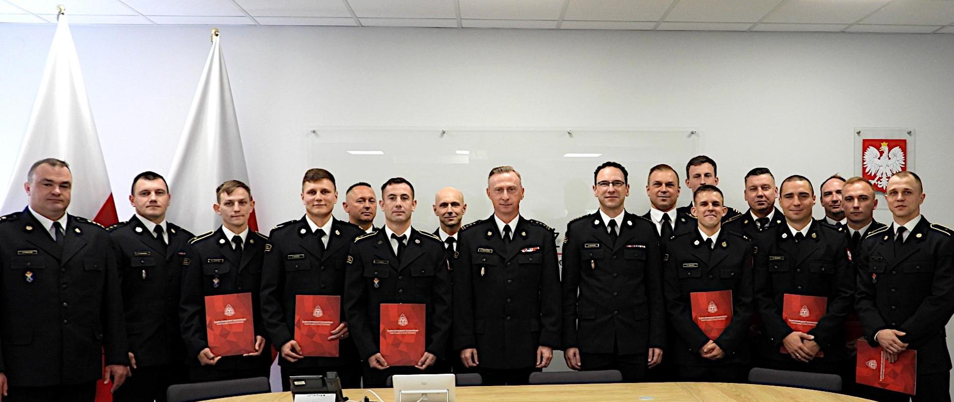 Reprezentacja woj. śląskiego w Futsalu spotkała się ze Śląskim Komendantem Wojewódzkim PSP