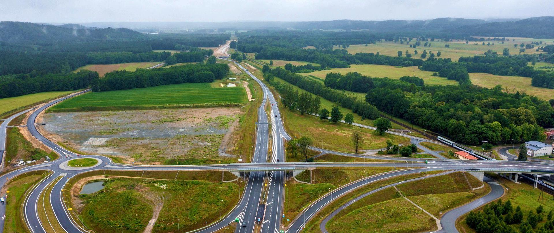 Węzeł Bożepole Wielkie na drodze ekspresowej S6