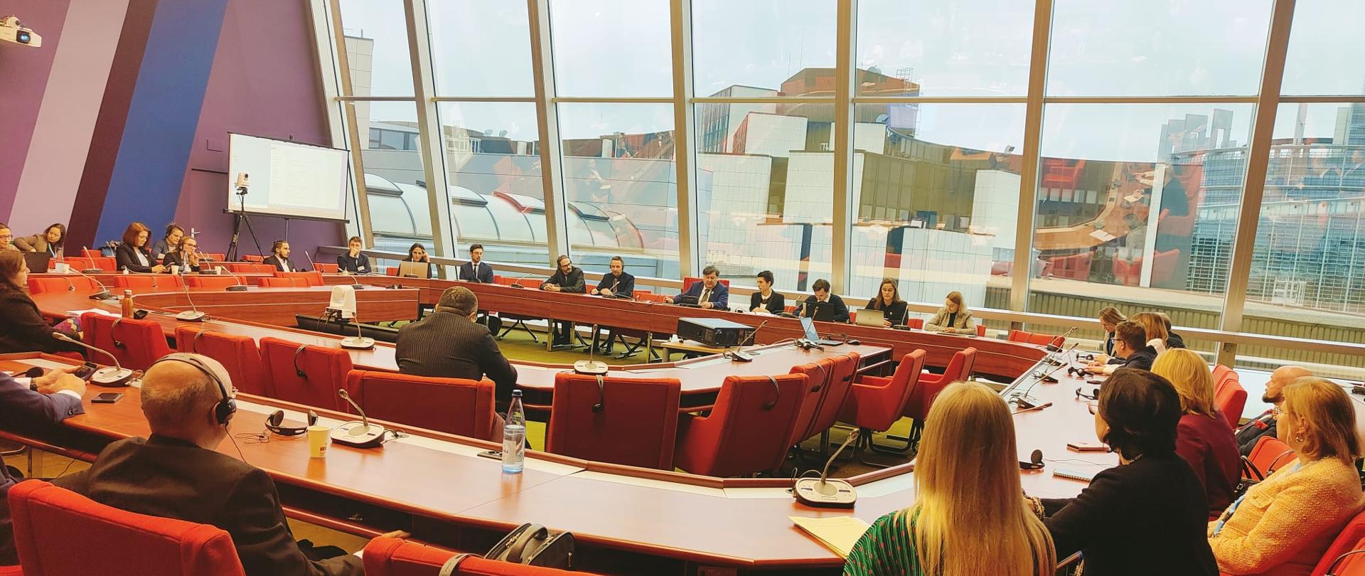 Presentation of the report of the Lublin Triangle countries on disinformation.