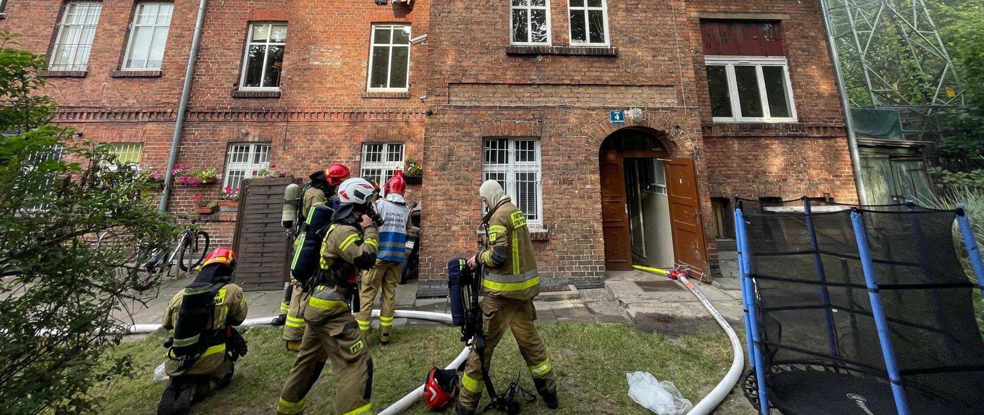 Akcja gaśnicza w Sopocie 