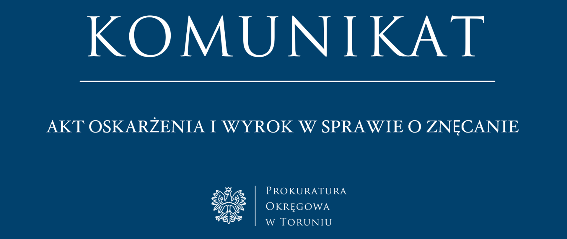 Akt oskarżenia znęcanie