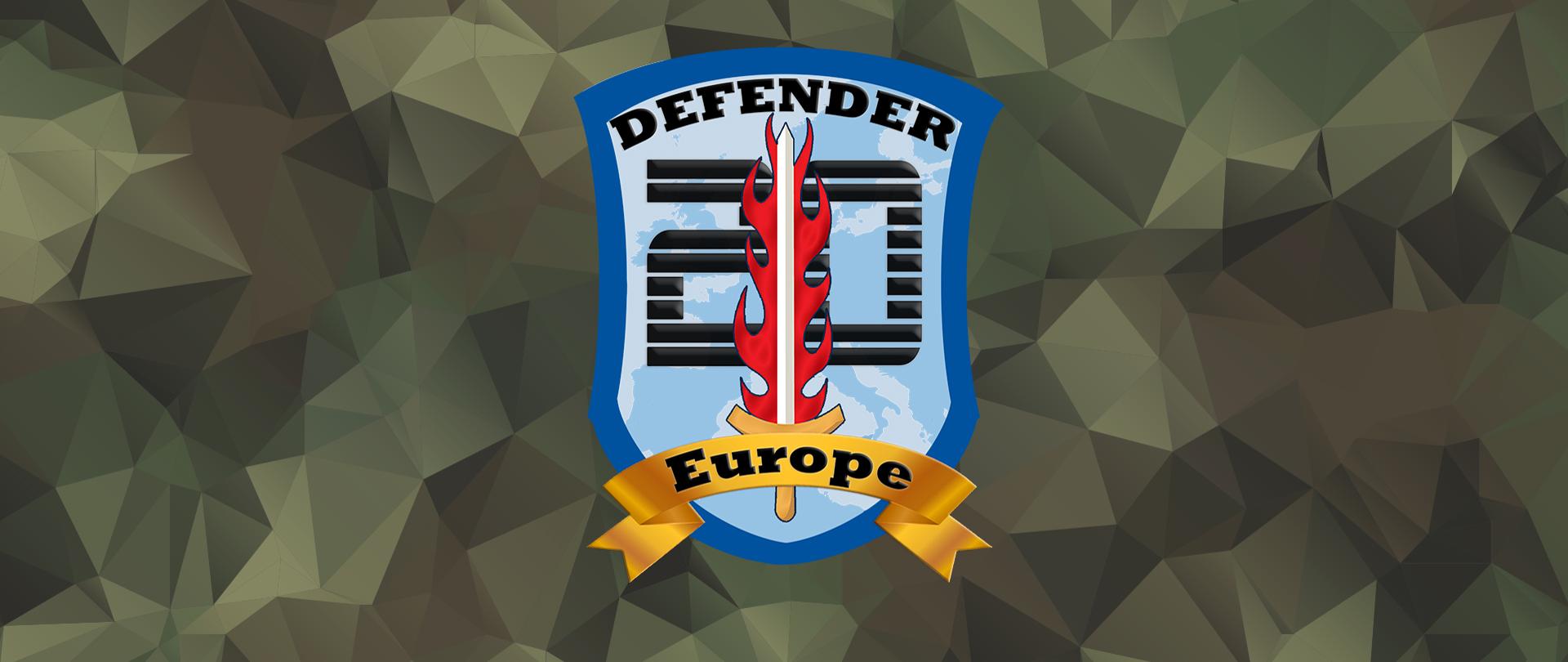 Defender Europe 20 exercise logo