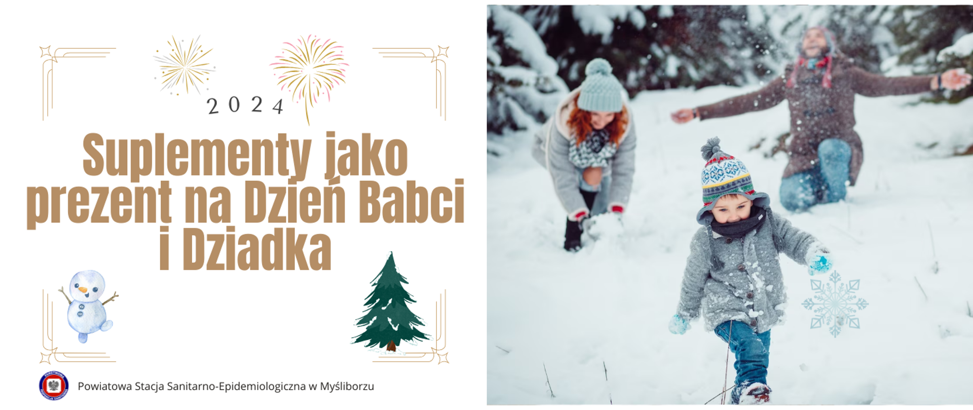 Baner - Suplementy jako prezent na Dzień Babci i Dziadka