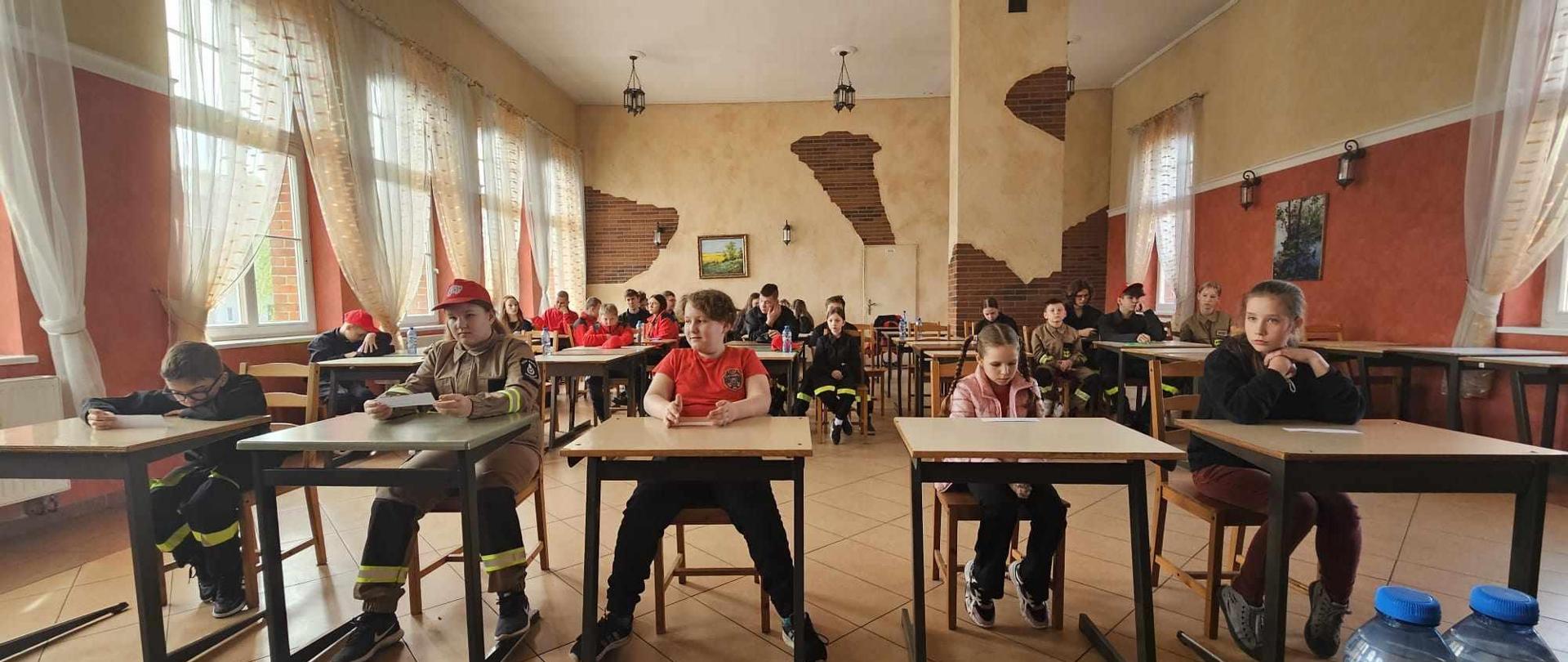 Eliminacje Powiatowe Ogólnopolskiego Turnieju Wiedzy Pożarniczej ,,Młodzież Zapobiega Pożarom"