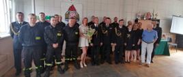 Widoczni na zdjęciu funkcjonariusze i pracownicy cywilni KP PSP Gryfice