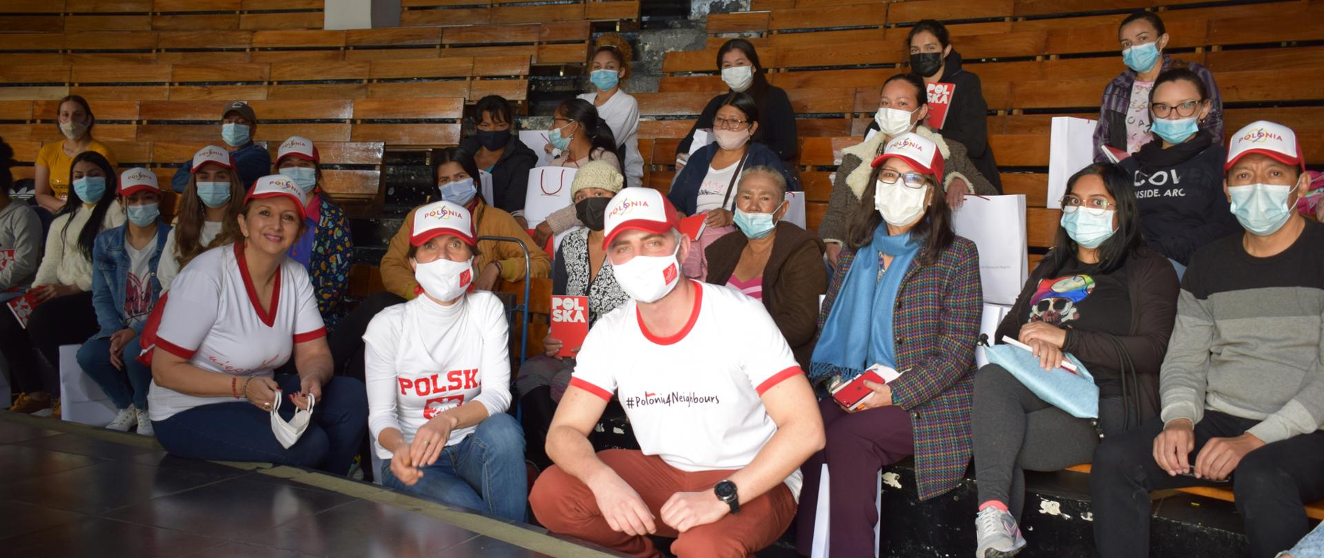 Pierwszy etap projektu "Polonia4Neighbours" w 2022 roku - 16 marca 2022 - Colegio Externado w Bogocie