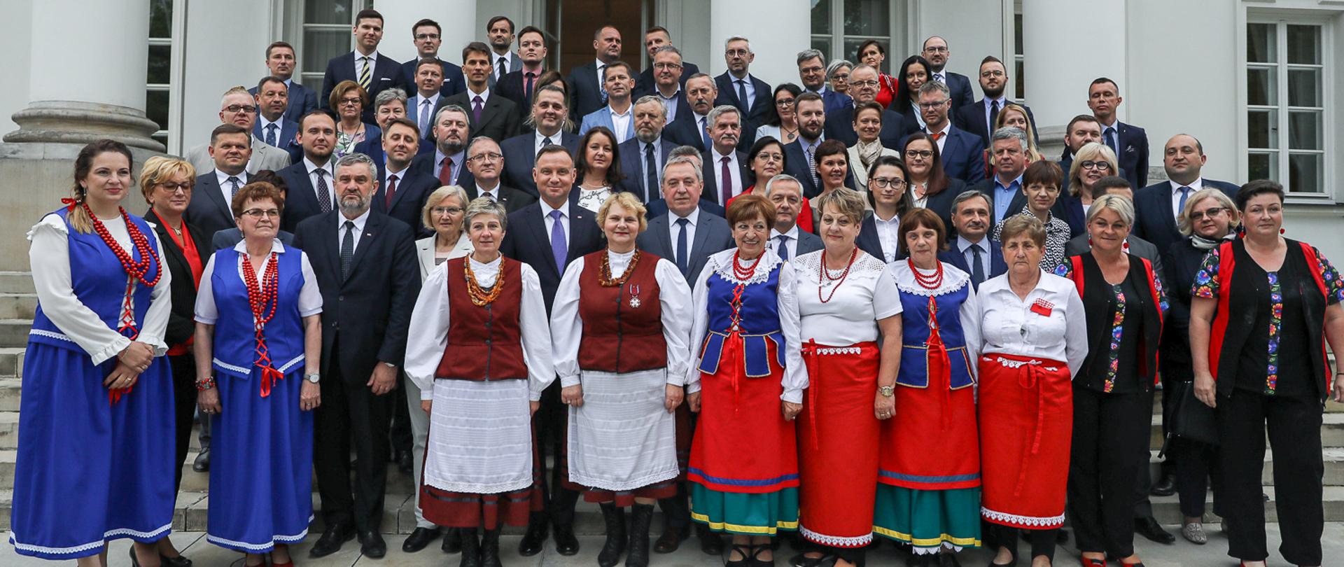 Uczestnicy spotkanie w Belwederze