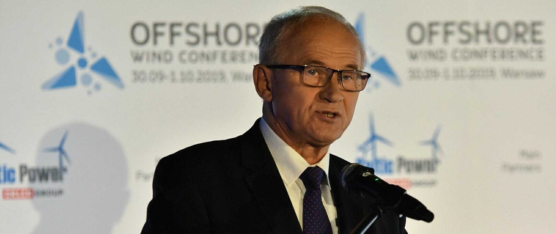 Minister Krzysztof Tchórzewski na Offshore Wind Conference