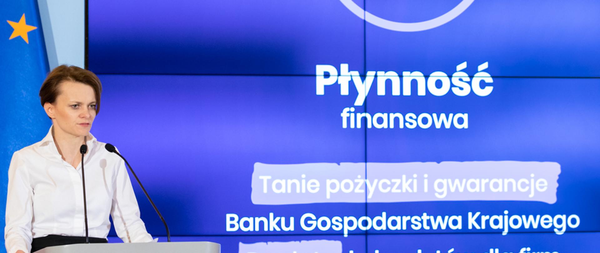 Minister Jadwiga Emilewicz.