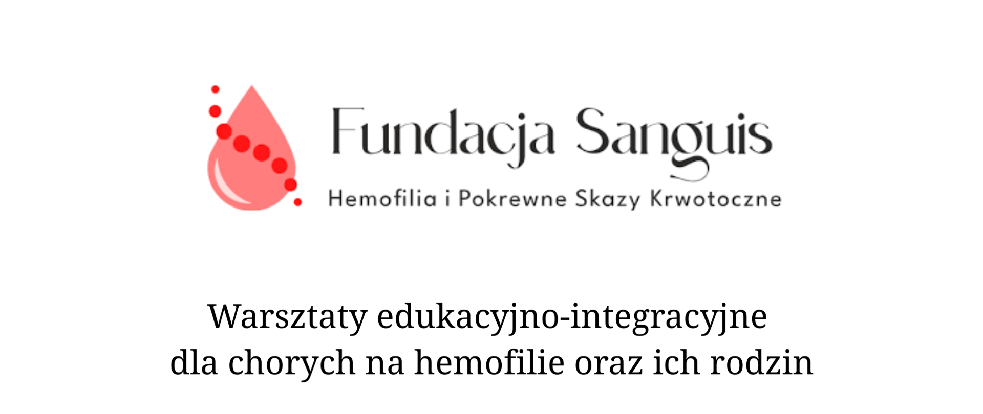 Warsztaty edukacyjno-integracyjne dla chorych na hemofilie oraz ich rodzin