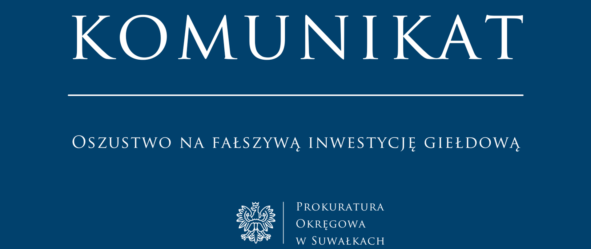 Oszustwo na fałszywą inwestycję giełdową