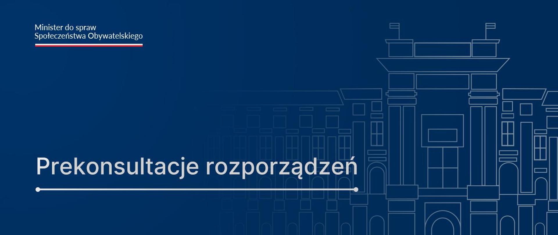 Prekonsultacje rozporządzeń