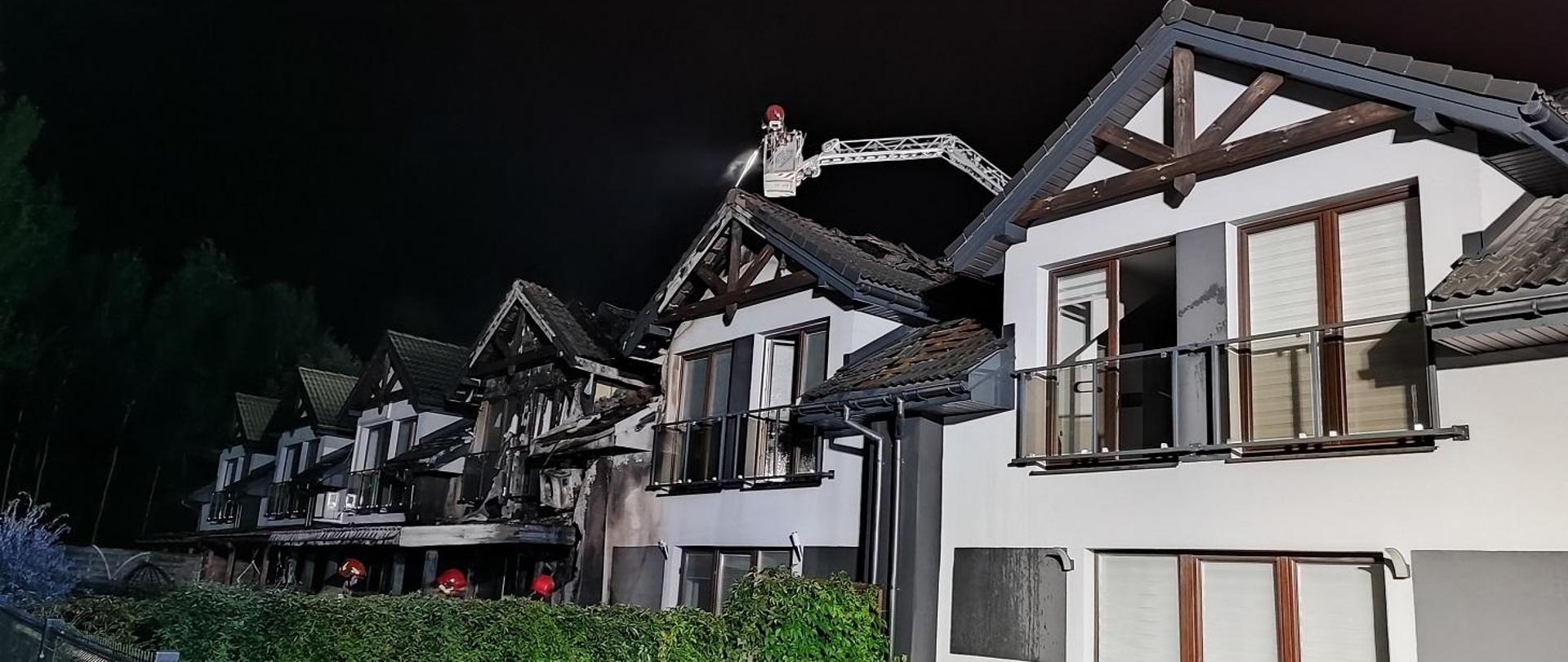 Strażacy podczas działań