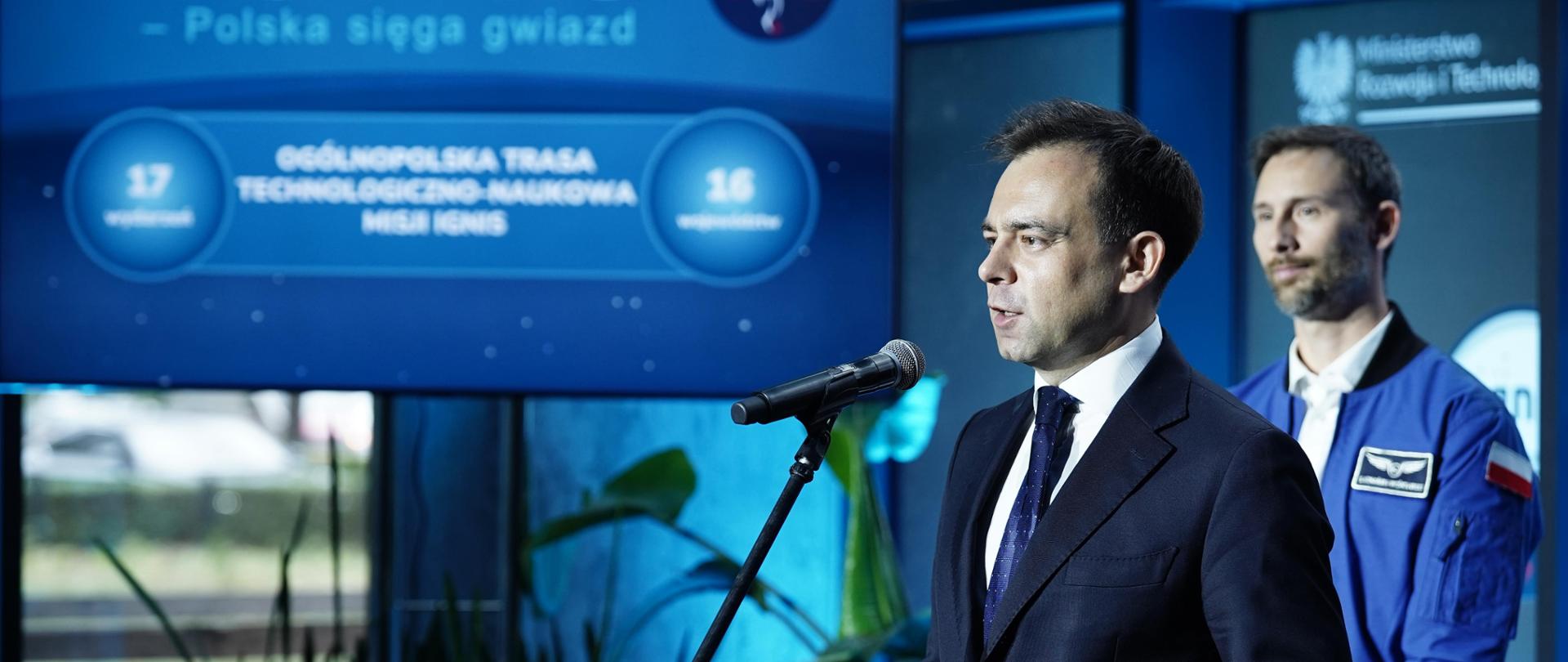 Minister Finansów i Gospodarki Andrzej Domański