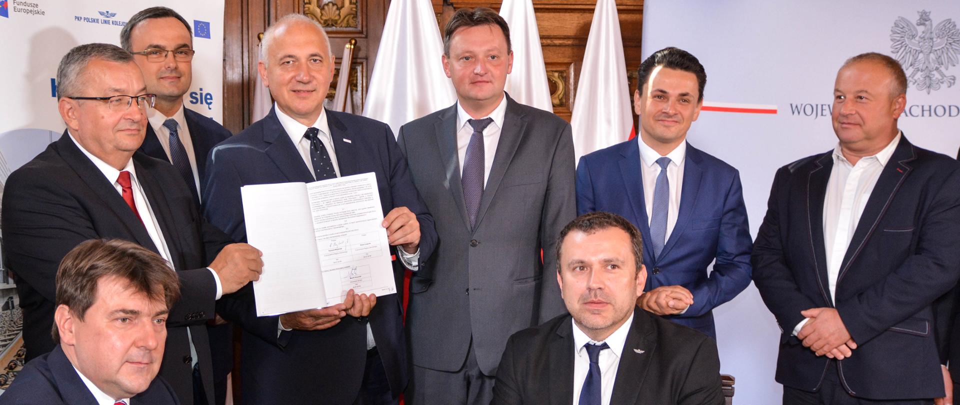 Podpisanie umowy na budowę Szczecińskiej Kolei Metropolitalnej