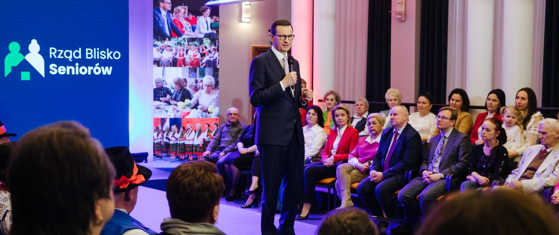 Spotkanie premiera z seniorami. 