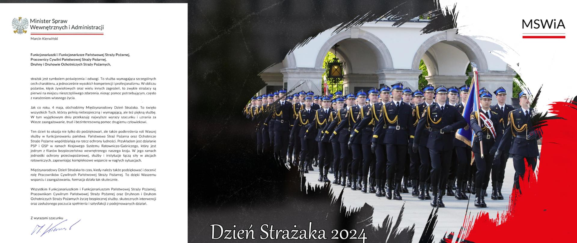 życzenia z okazji Dani Strażaka MSWiA