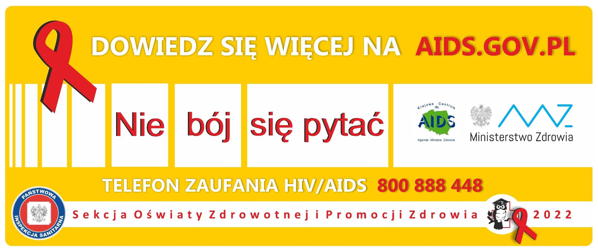 Aids nie bój się pytać 2022