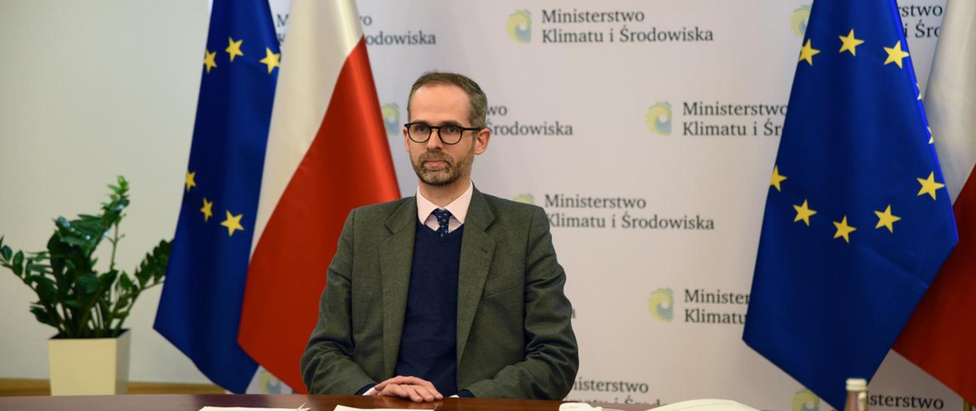 Wiceminister klimatu i środowiska Adam Guibourgé-Czetwertyński