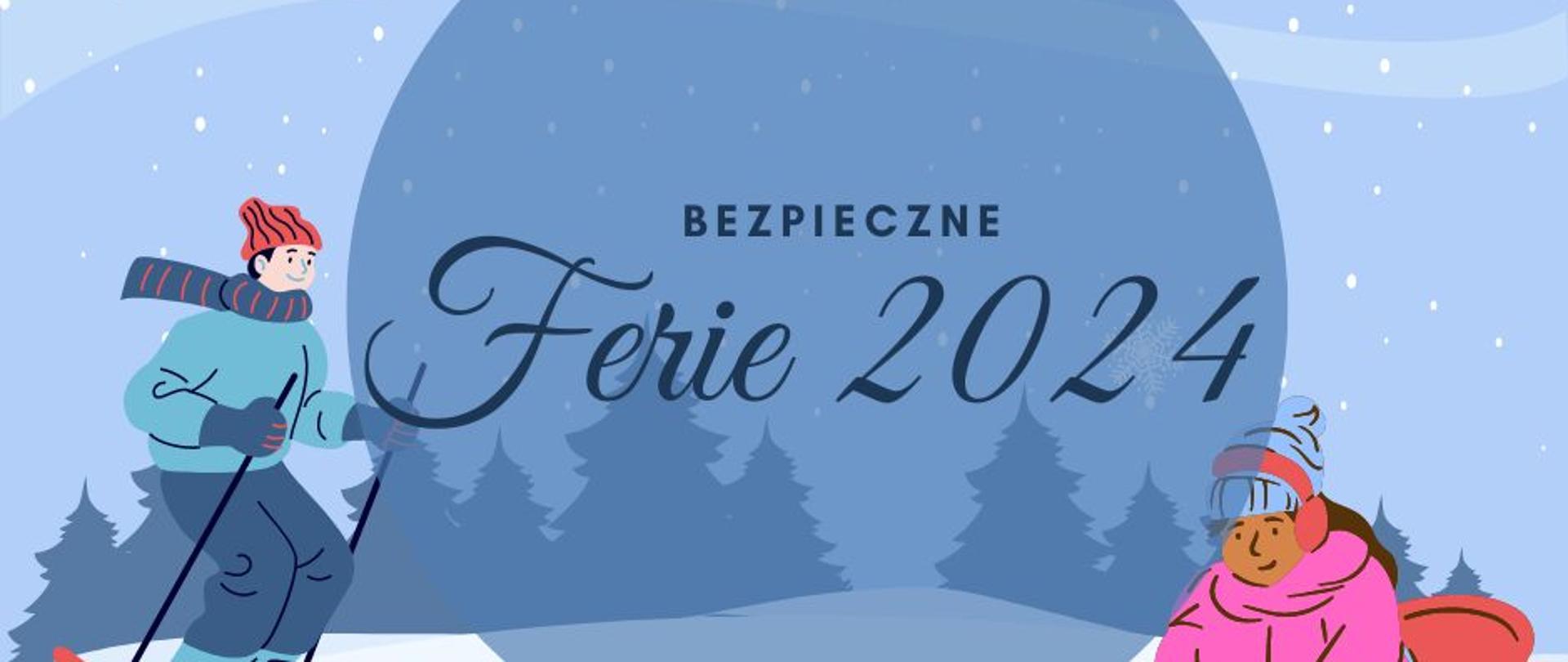 Baner Bezpieczne Ferie 2024