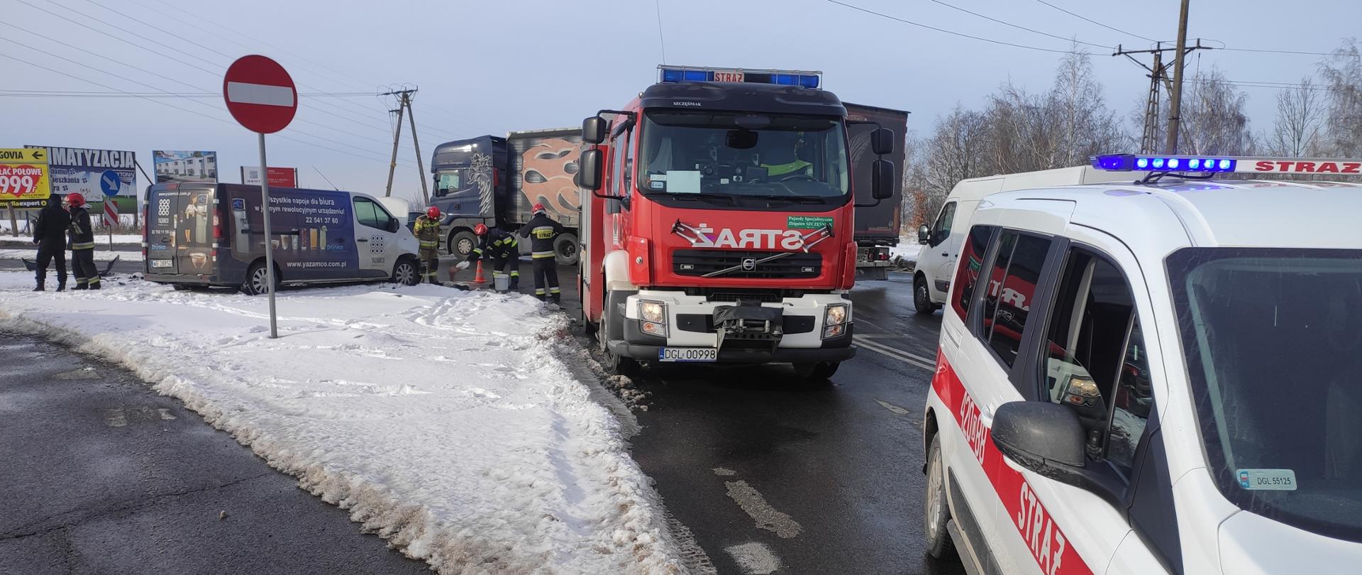 Zdarzenie drogowe na Piłsudskiego