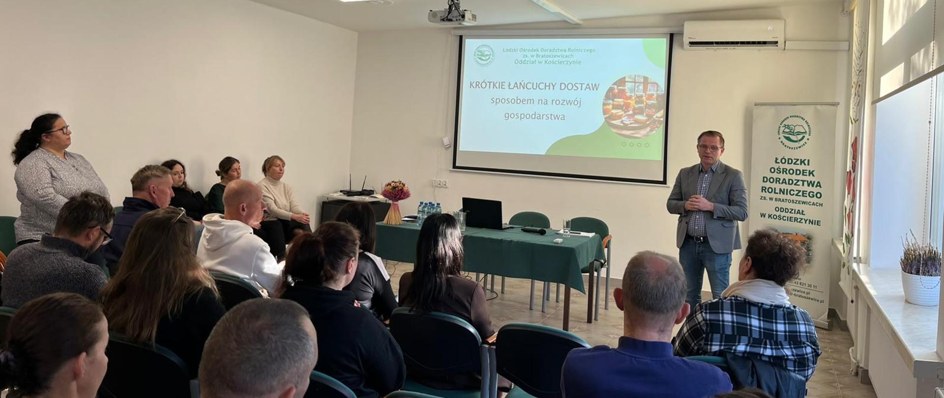 Uczniowie ZSCKR w Lututowie na szkoleniu w Ośrodku Doradztwa Rolniczego w Kościerzynie