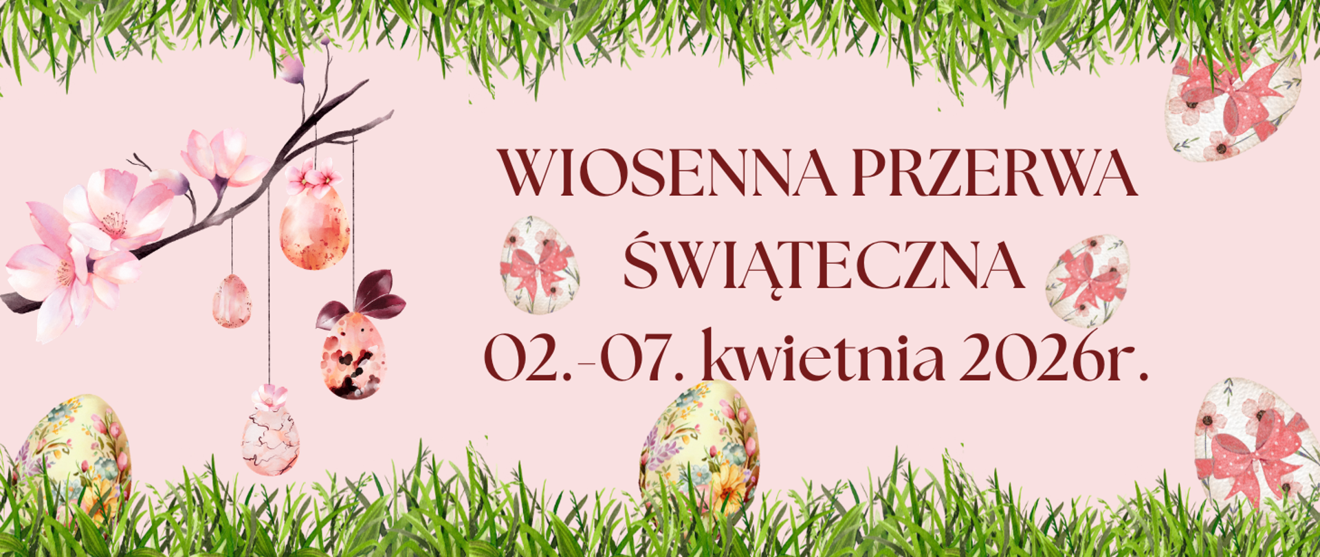 Wiosenna przerwa świąteczna
