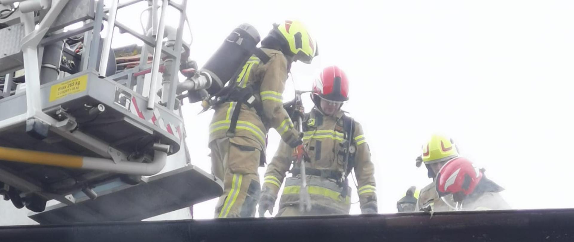 Pożar mieszkania przy ul. Tkackiej w Chojnowie