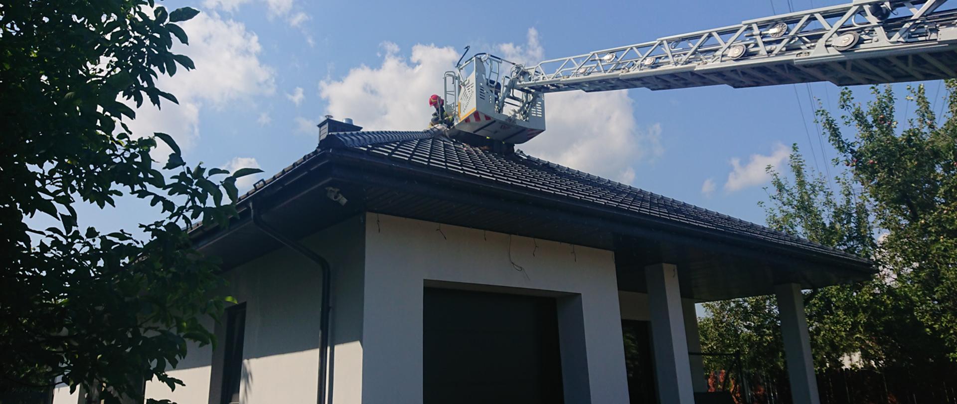 Pożar budynku mieszkalnego od instalacji fotowoltaicznej