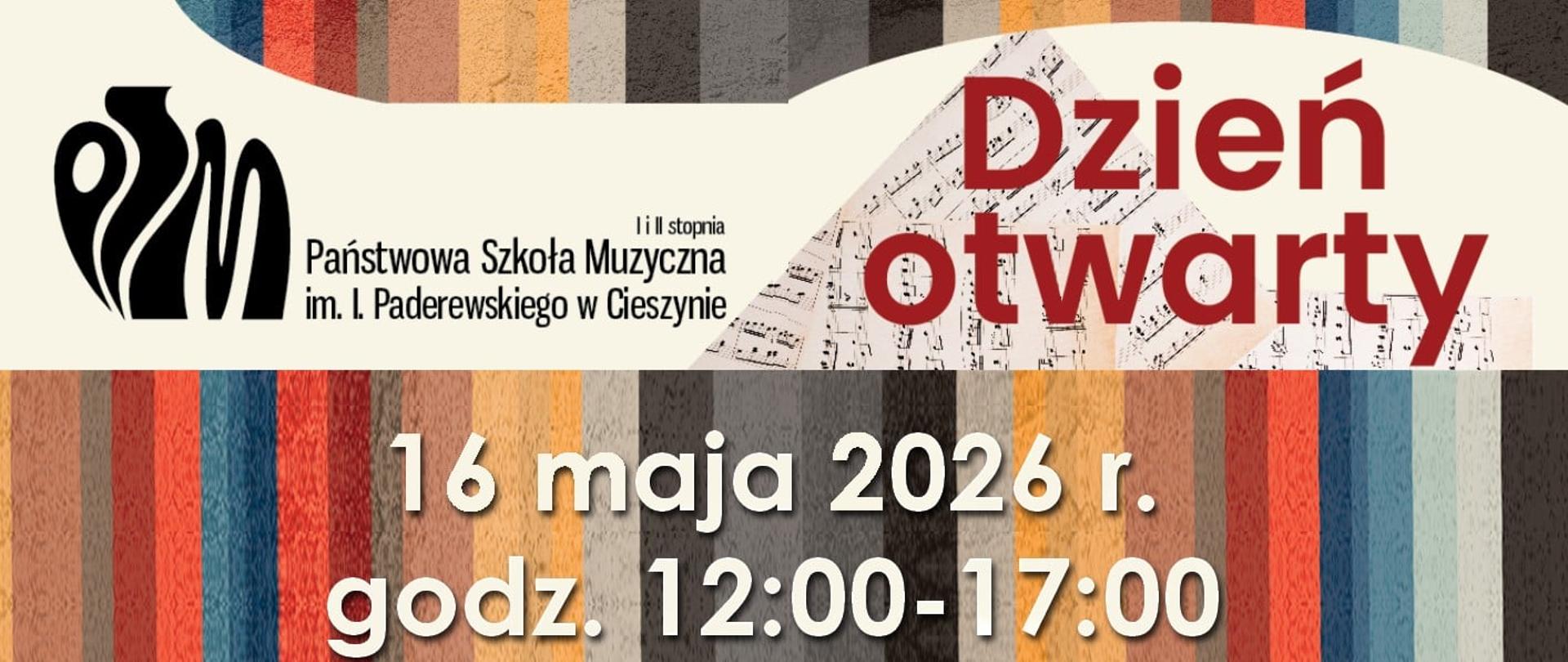 Plakat na DzieńOtwarty w PSM