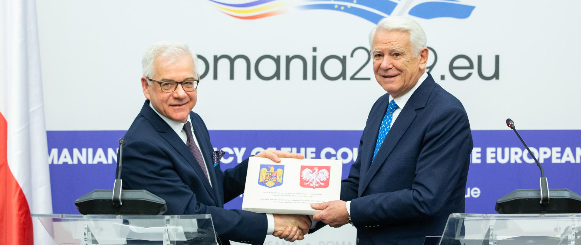Wizyta ministra Jacka Czaputowicza w Rumunii
