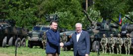 Visit of Mariusz Błaszczak, Deputy Prime Minister, Minister of National Defence at the Mobile Command Post of the Multinational Division North-East_4