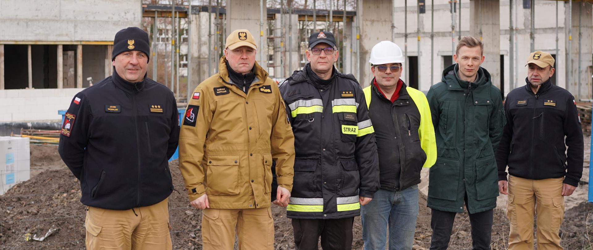 Wielkopolski komendant wojewódzki PSP zwizytował budowę JRG 10 dla KM PSP w Poznaniu