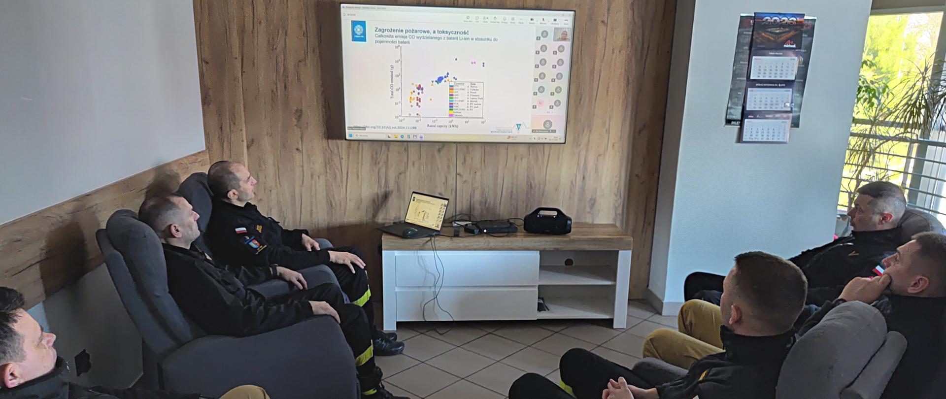 Strażacy podczas szkolenia