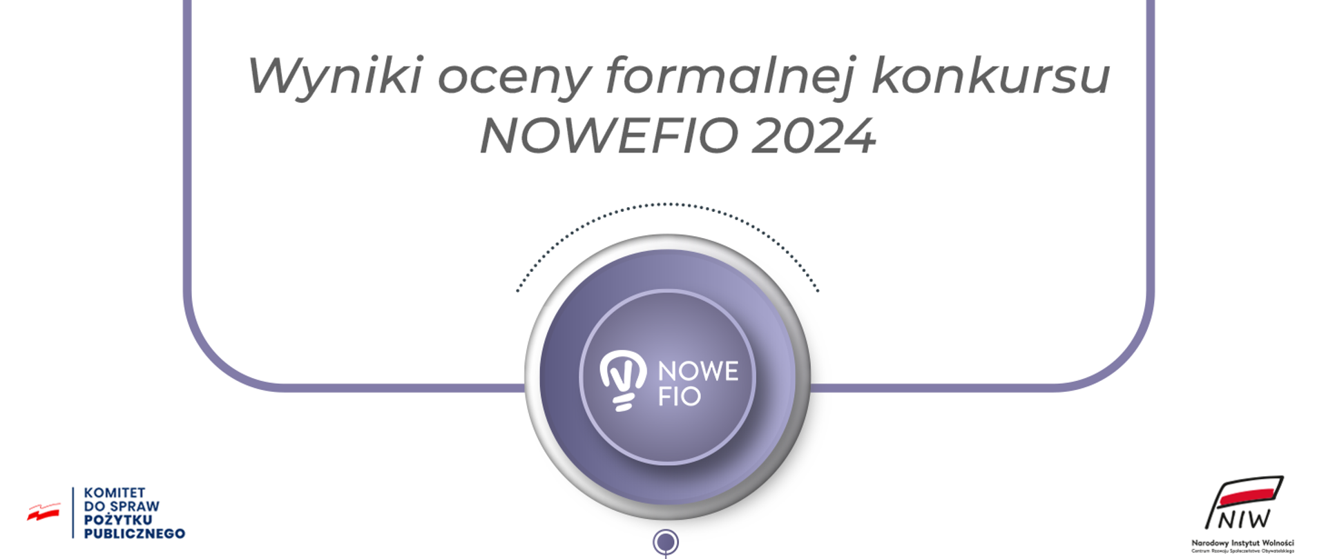 Wyniki oceny formalnej NOWEFIO