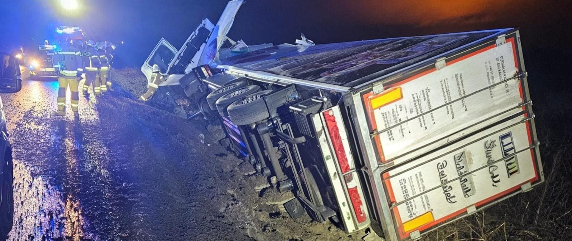 Zdarzenie drogowe na DK 25